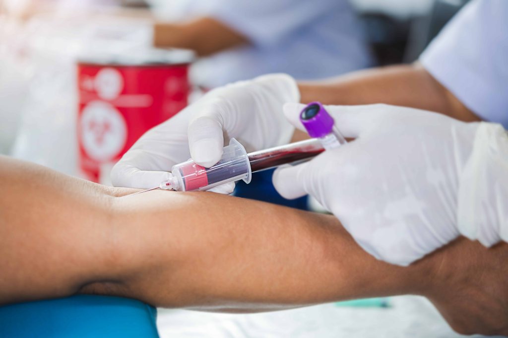 Blood work services at AMMC