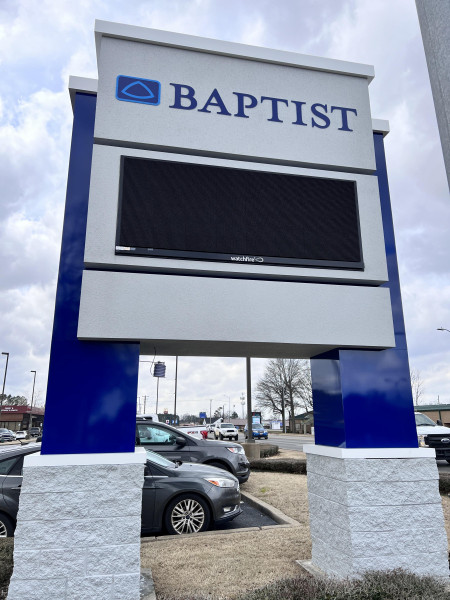 AMMC's new Baptist signage